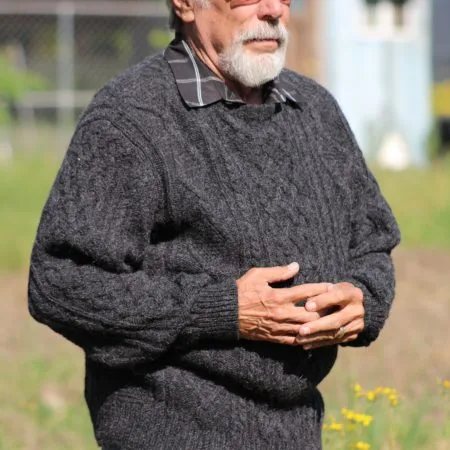 Mens Heavy Cabled Sweater