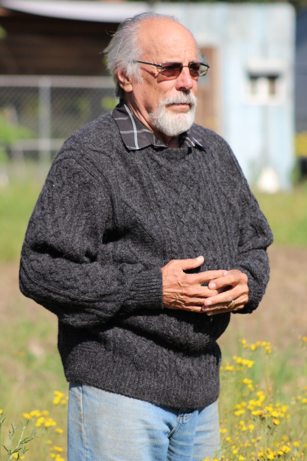 Mens Heavy Cabled Sweater
