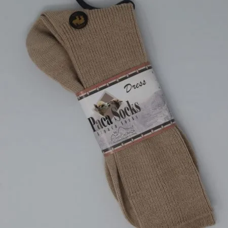Beige Dress Socks Mens