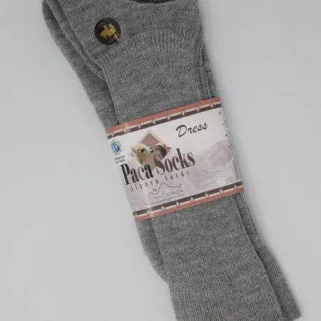 Grey Heather Dress Socks Mens