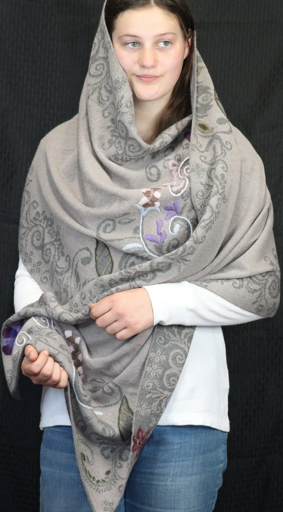 Venetian Reversible Alpaca Wrap